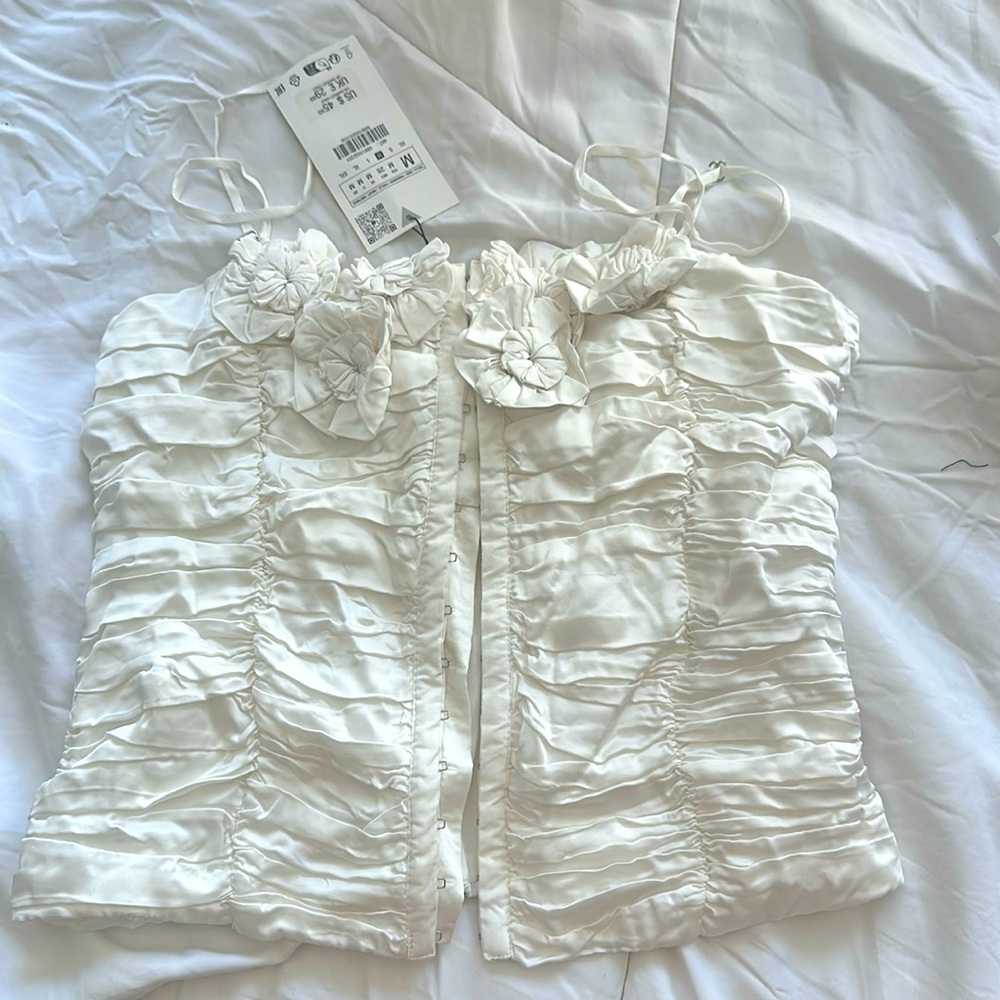 Zara bustier top